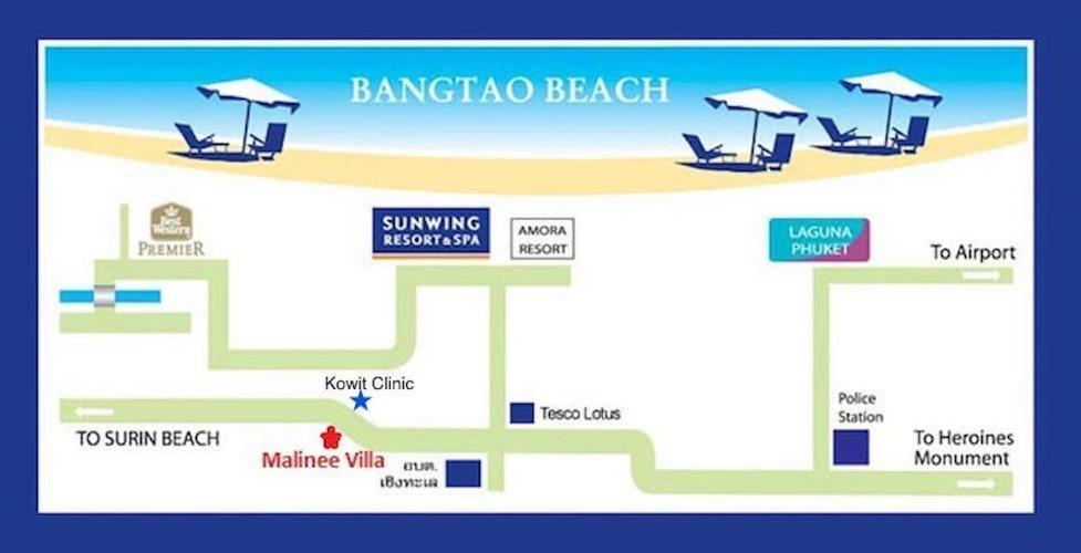 Malinee Villa Phuket Bang Tao Beach  Exteriör bild